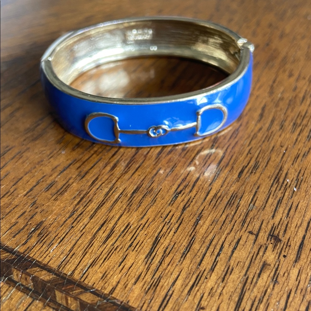Elegant Blue and Gold Bracelet - Picture 3 of 9